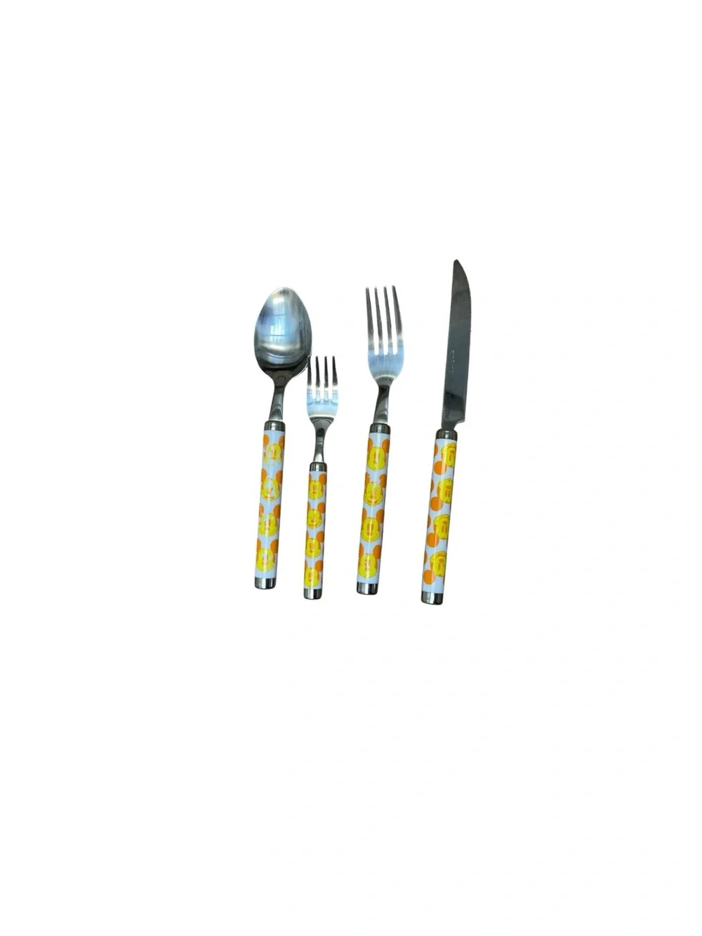 Disney Parks Mickey Mouse Flatware Lot Colorful Silverware Utensils 15 Pc